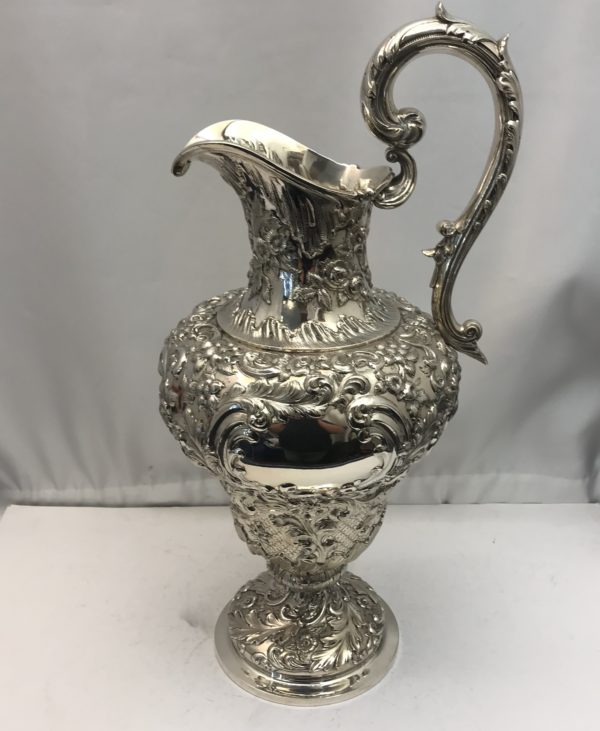 A very large, beautifully decorated Silver Jug or Ewer