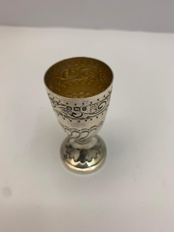 19th Century Miniature Silver Chalice