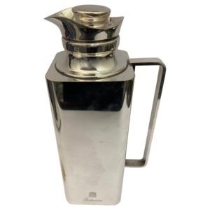 Square Silver Plated Ballentines Thermos Jug | Kalms Antiques