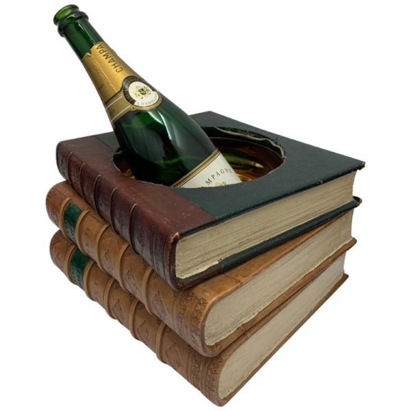 Novelty Book Shaped Champagne Ice Bucket Holder
