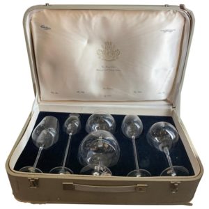 Set of Six Glass Snifters by Chocolaty Frantisek, Chezch Republic