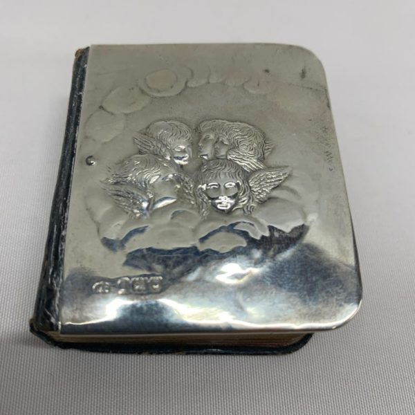 Antique Silver Prayer/Travelling Book, 1906 - Front